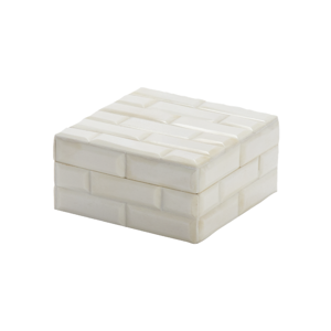 Bone-Brick-White - æske til opbevaring